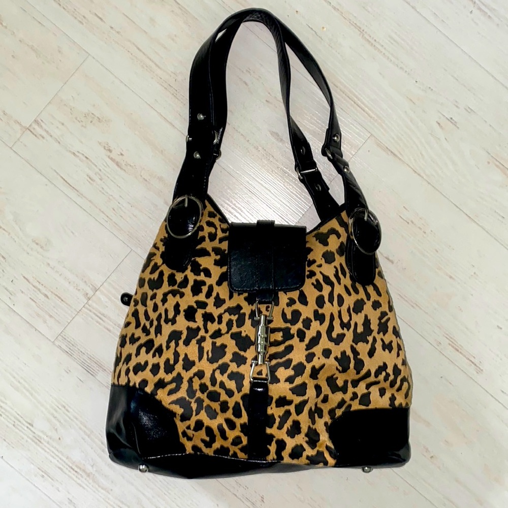 Nine West leopard purse
